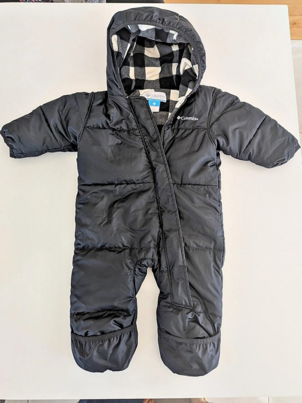 Columbia Infant Snowsuit II Bunting Baby 12M Black & White
